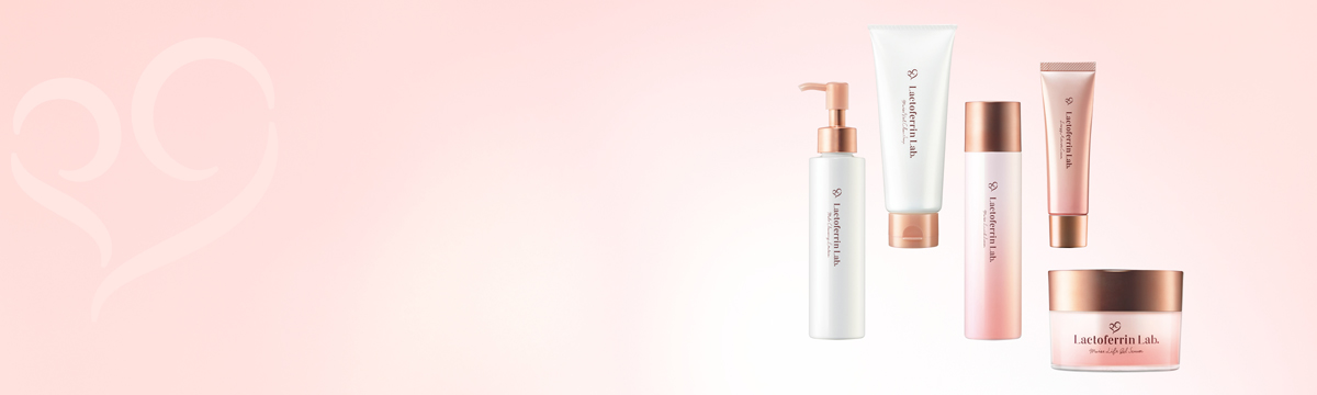 Steps for a beautiful skin with Lactoferrin Lab.